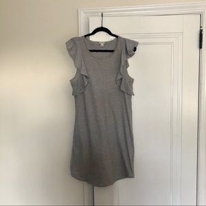 J. Crew Navy Striped Knit Dress